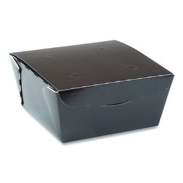 Pactiv Evergreen Earthchoice Onebox Paper Box, 37 Oz, 4.5 X 4.5 X 2.5, Black, 312-carton freeshipping - TVN Wholesale